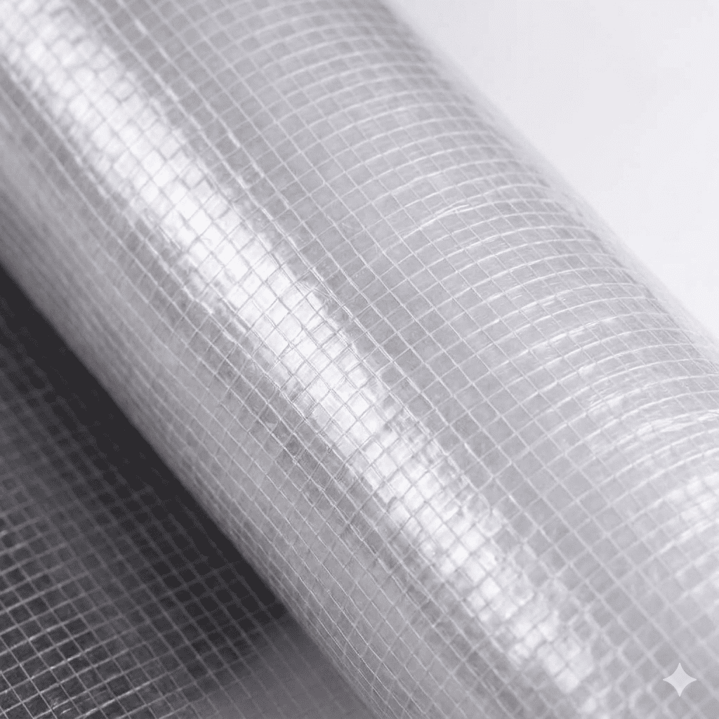 Uctextile PVC Clear Mesh Reinforced Fabric